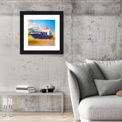 International Cargo Ship Wall Art