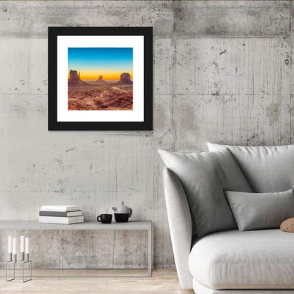 Monument Valley Sunrise with Winding Road Wall Art
