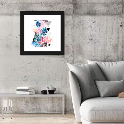 Watercolor Tropical Leaves Wall Art