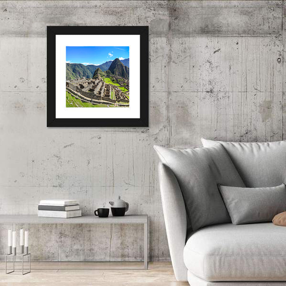 Machu Picchu in the Andes Wall Art