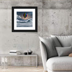 Hot Air Balloon Above Stormy Sea Wall Art