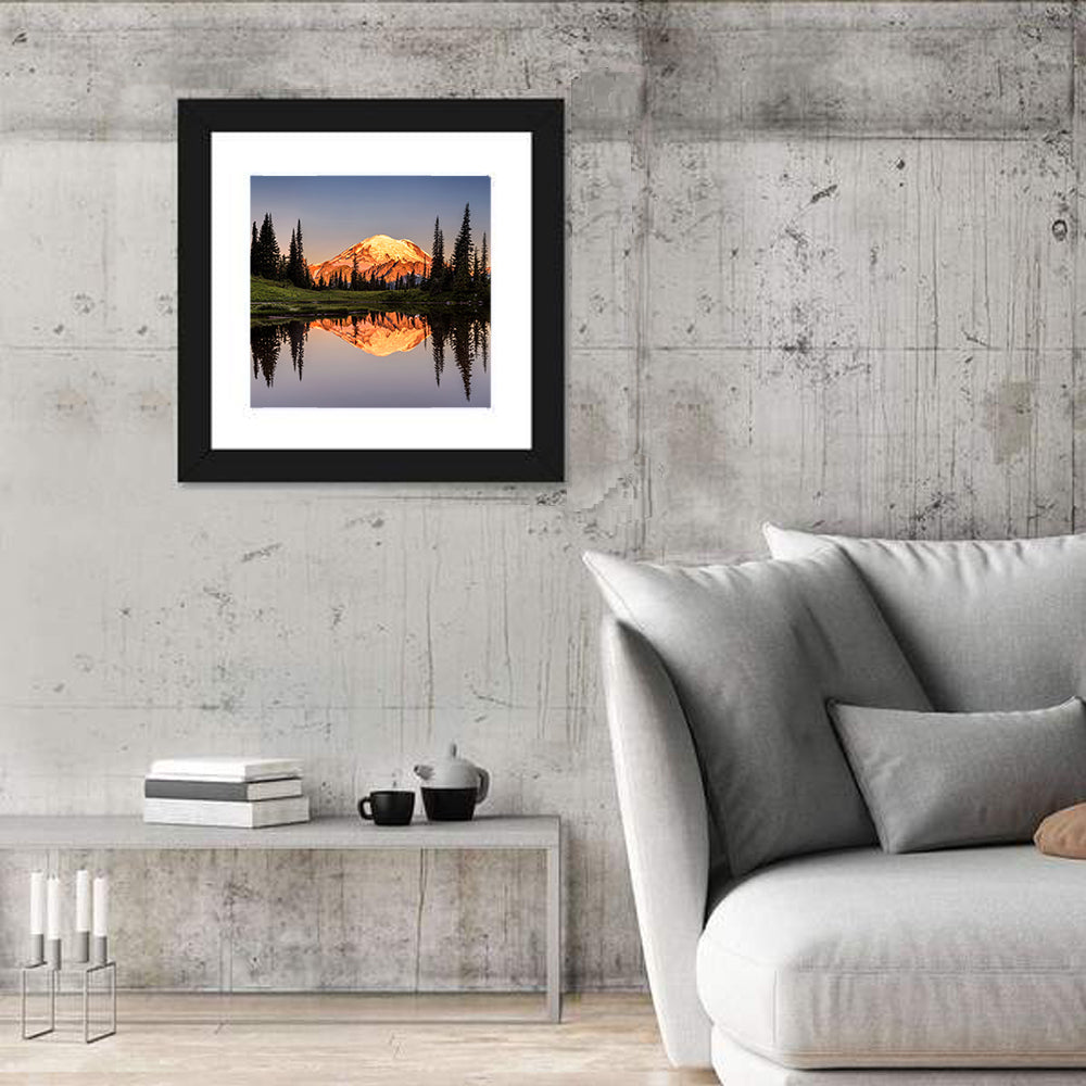 Mount Rainier at Tipsoo Lake Wall Art