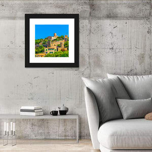 Capdepera Castle & Capdepera Town Spain Wall Art