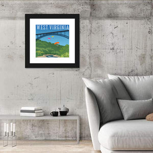 West Virginia Poster Wall Art