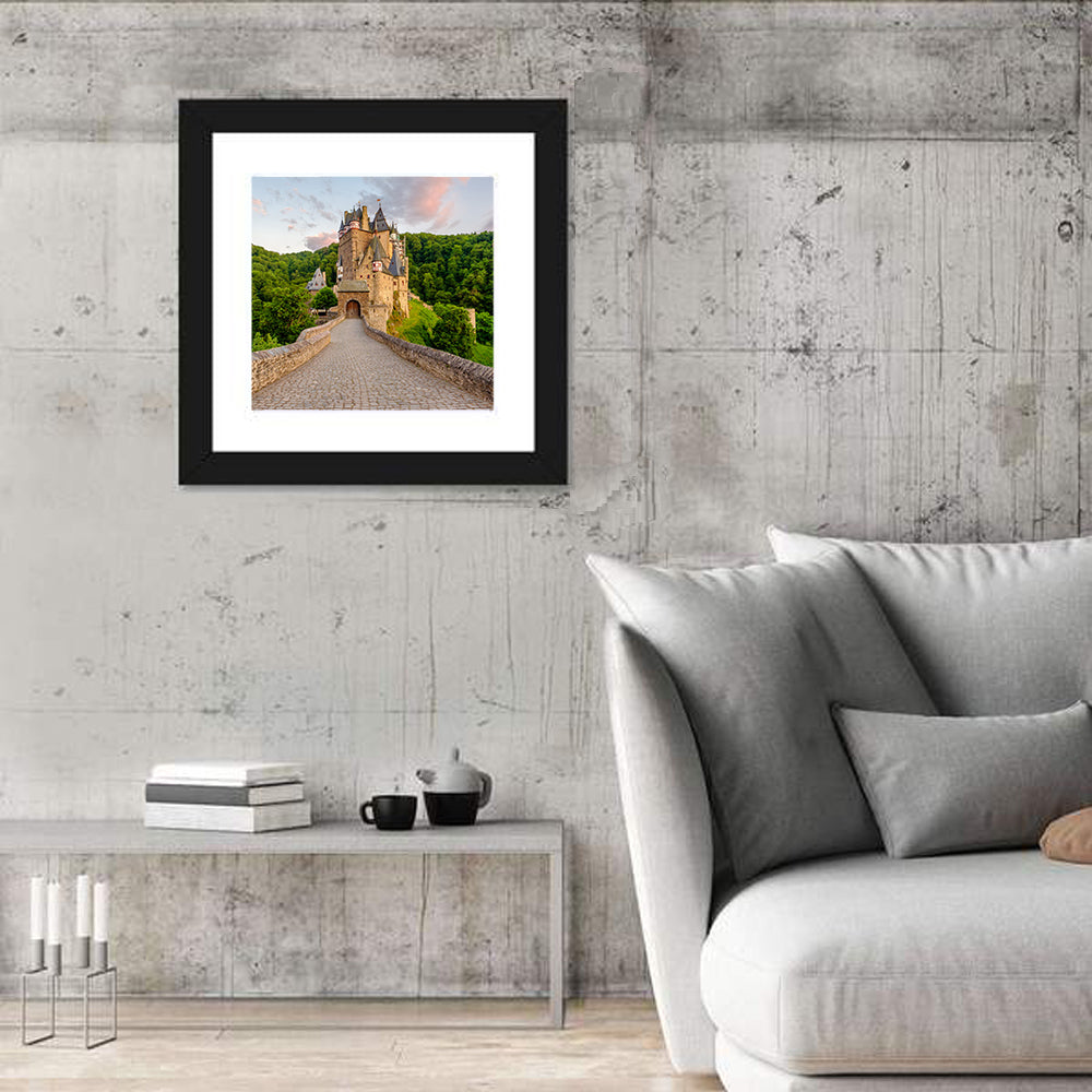 Eltz Castle at Dusk Wall Art