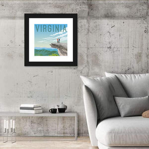 Virginia Travel Poster Wall Art