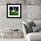 Soccer Ball Underfoot Close-up Wall Art
