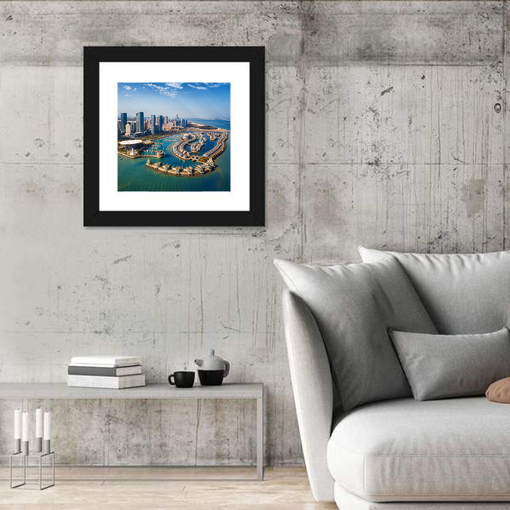Xiamen Wuyuan Bay Skyline Wall Art