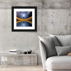 Solitary Tree Beneath Spiral Galaxy Wall Art