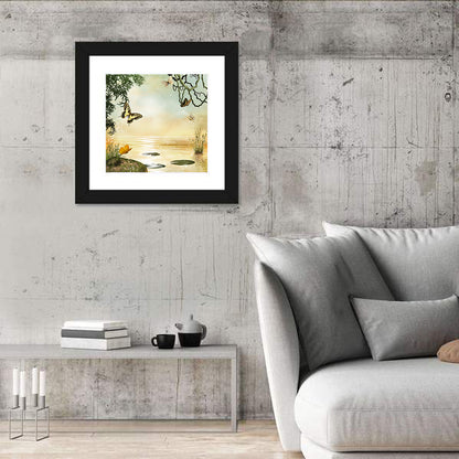 Butterflies Over Golden Pond Wall Art