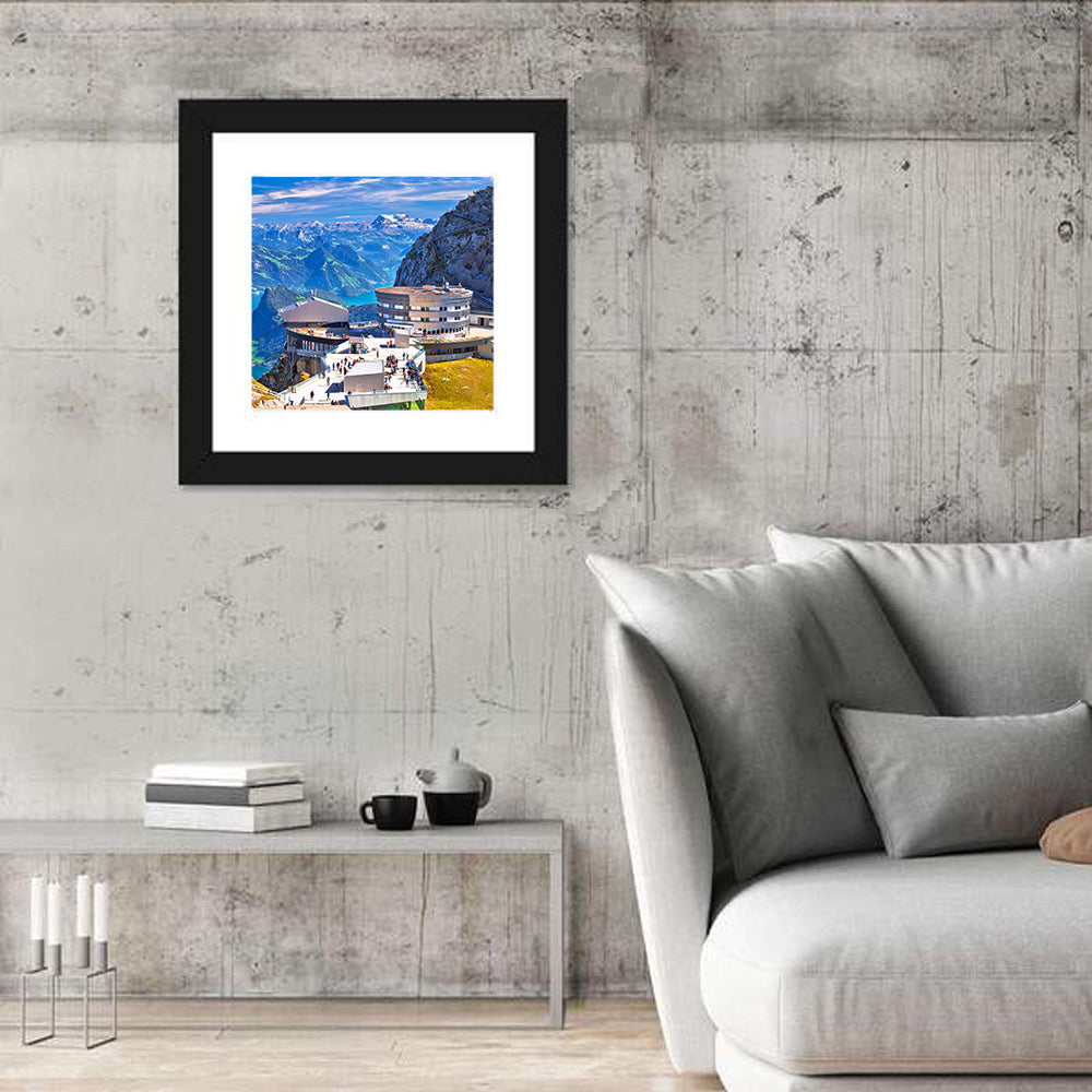 Mount Pilatus Kulm Summit View Wall Art