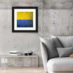 Distressed Ukraine Flag Wall Art
