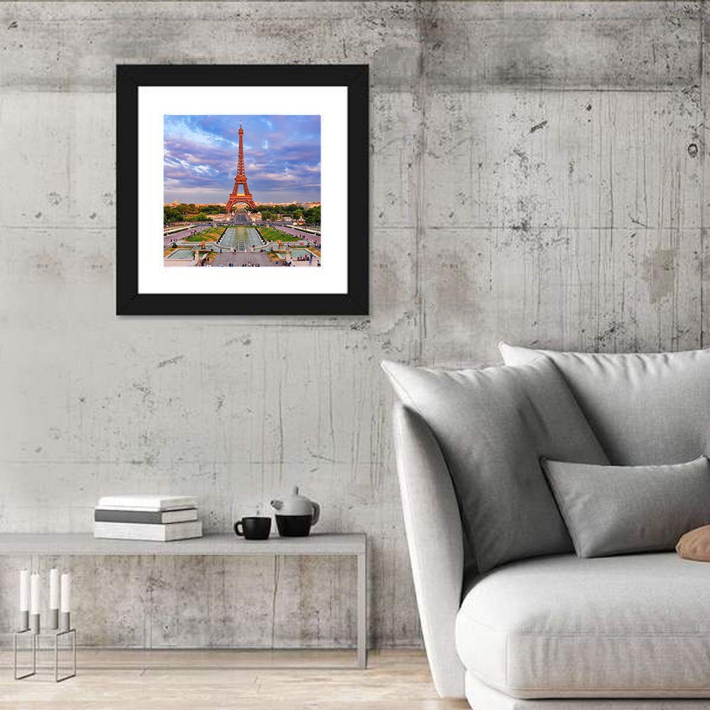 Eiffel Tower at Golden Hour Wall Art