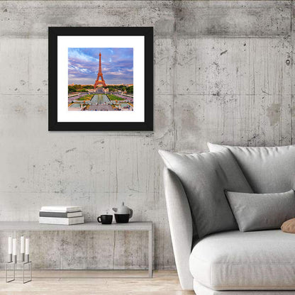 Eiffel Tower at Golden Hour Wall Art