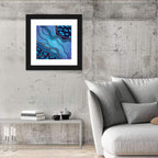 River Flow Vector Painting Wall Art