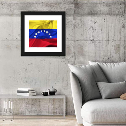 Venezuelan Flag with Stars Wall Art