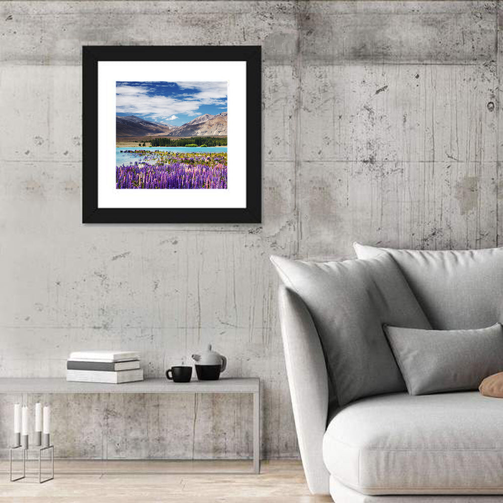 Lupines at Lake Tekapo Wall Art