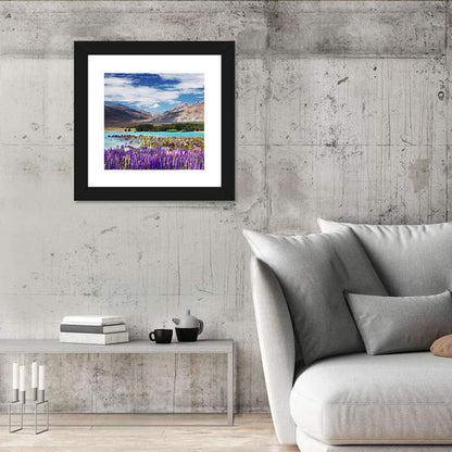 Lupines at Lake Tekapo Wall Art