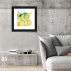 Egypt Topographic Map Wall Art