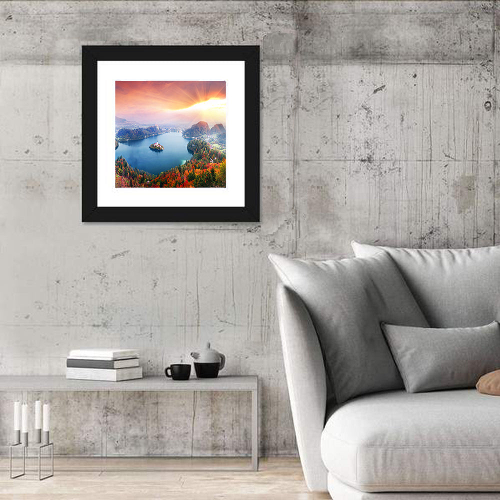 Morning on Lake Bled Wall Art