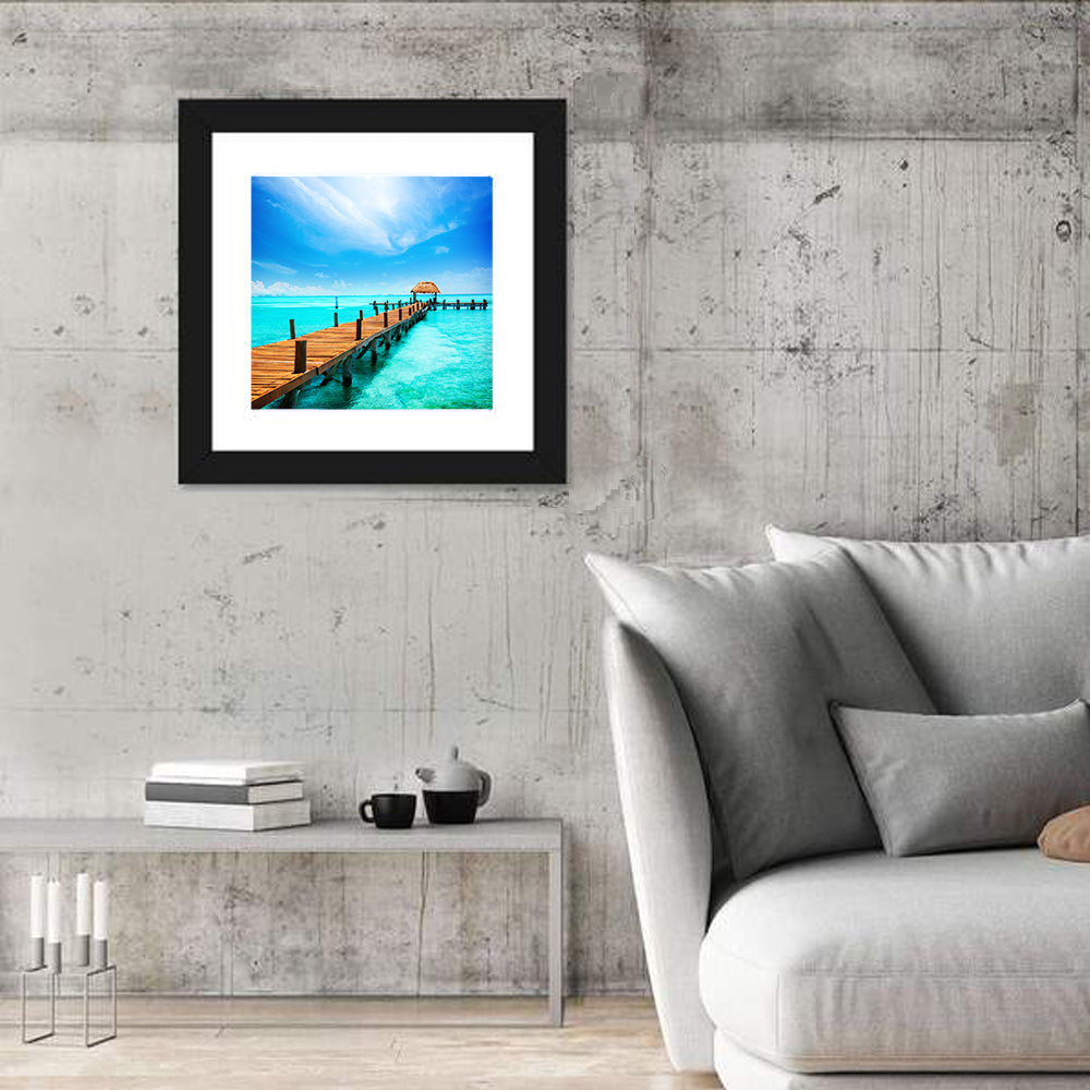 Isla Mujeres Jetty Wall Art