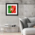 Portuguese Flag with Coat of Arms Wall Art