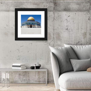 Dome Of The Rock CloseUp Wall Art