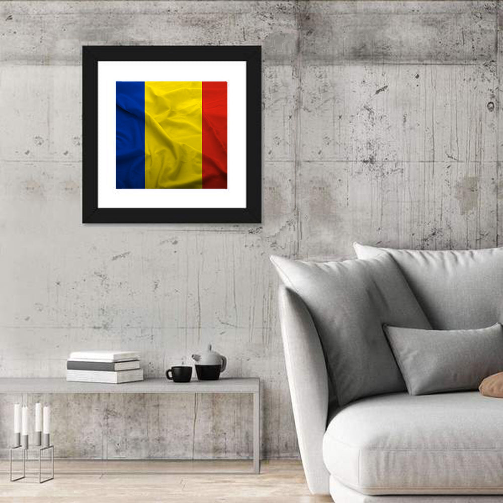 Romanian Flag Wall Art