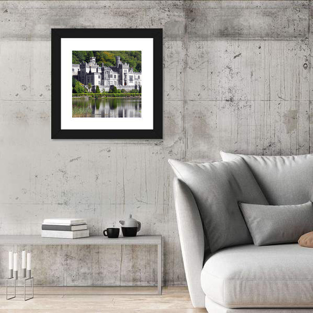 Kylemore Abbey Lakeside Castle Wall Art