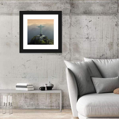 Christ the Redeemer at Golden Hour Wall Art