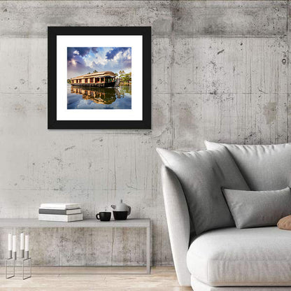 Alleppey Houseboat, Kerala Backwaters Wall Art