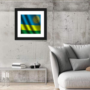 Flag Of Rwanda Wall Art