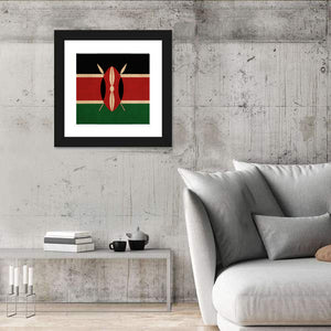 Flag Of Kenya Wall Art