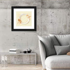 Cream and Gold Geometric Circle Wall Art