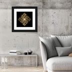 Al Wahid Kufi Style Calligraphy Wall Art