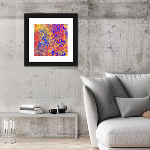 Swirling Contemporary Style Wall Art