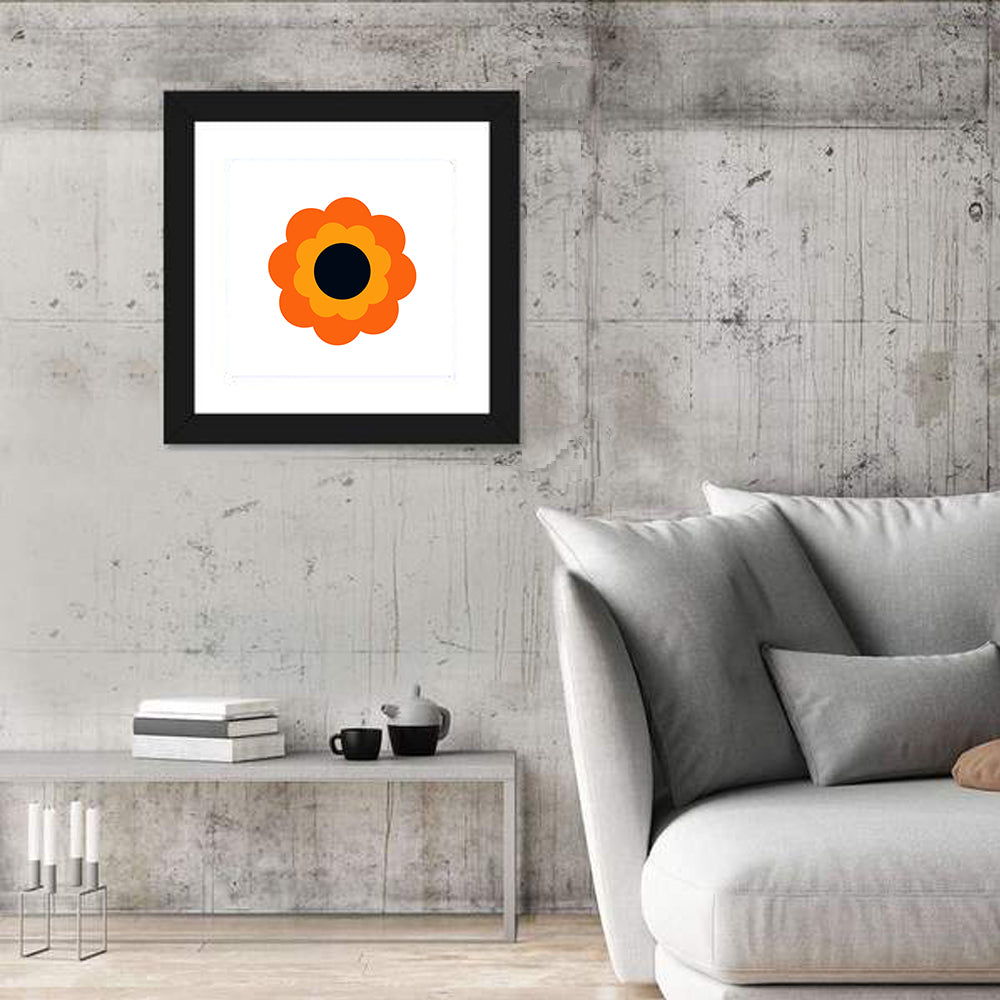 Geometric Sunflower Study Wall Art