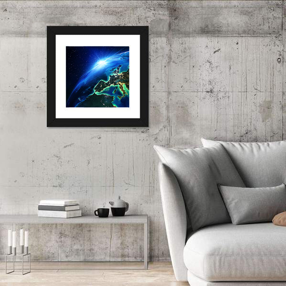 Europe at Night Wall Art