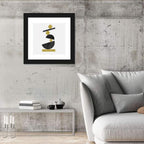 Balanced Geometric Stack Wall Art