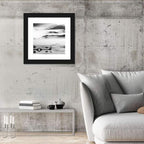 Misty Chinese Lake with Bridge Wall Art