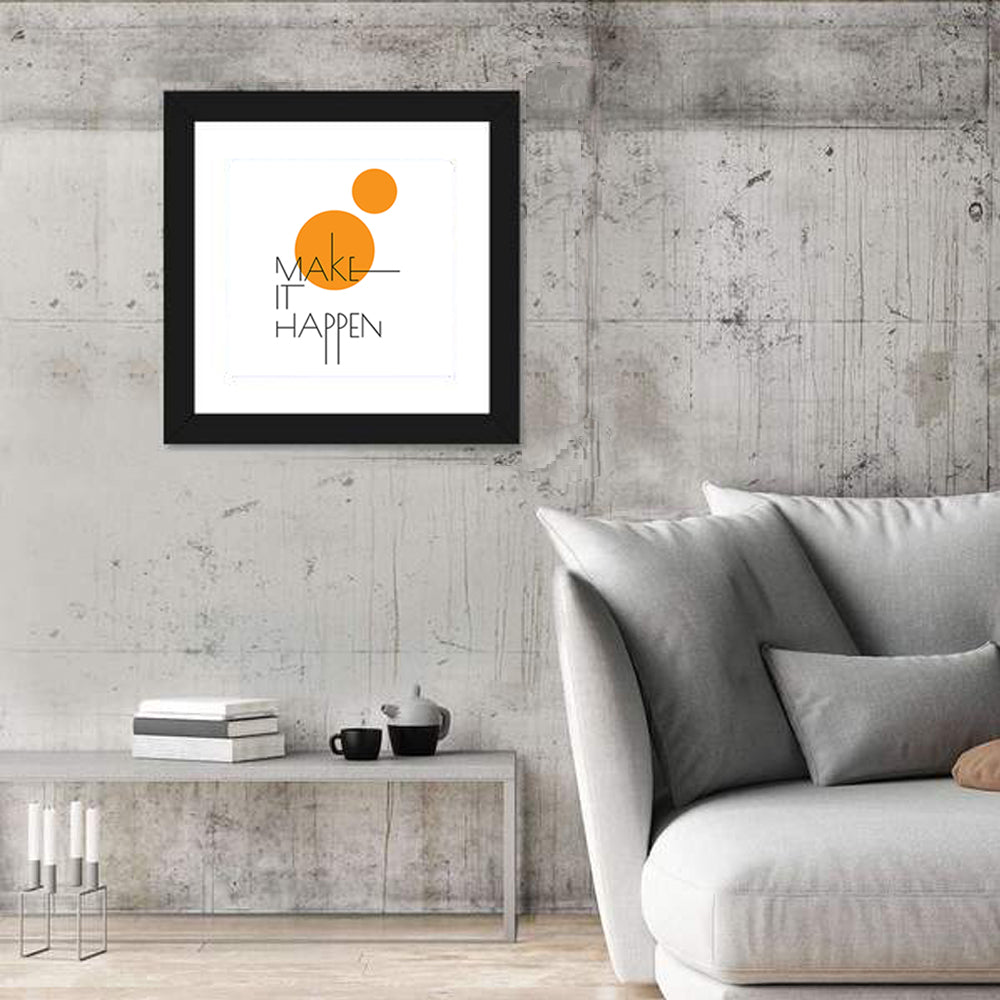 Make It Happen Quote Wall Art