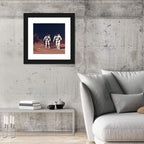 Two Astronauts on Desert Planet Wall Art