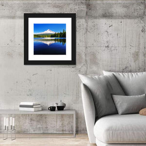 Mount Hood Reflection In Trillium Lake Wall Art