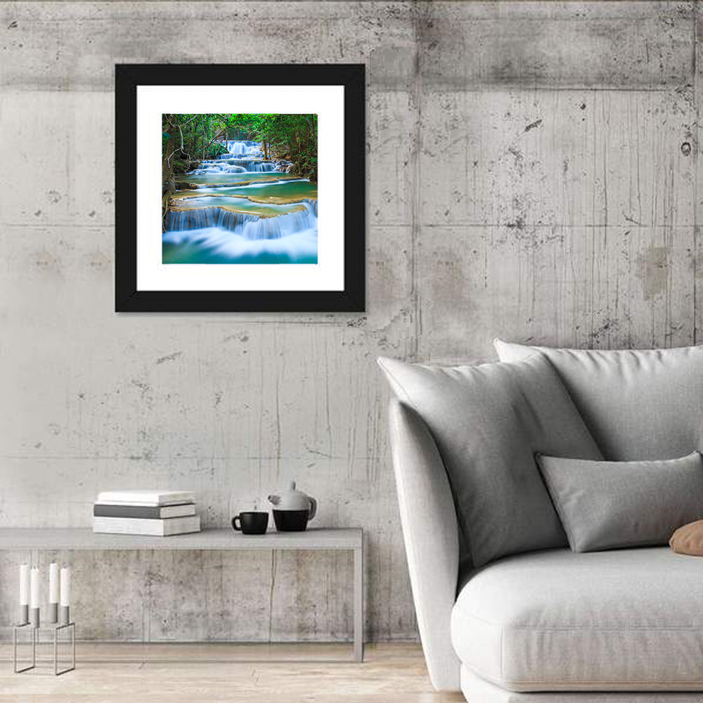 Kanchanaburi Multi-tiered Waterfall Wall Art