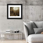 Dragon Perched on Castle Wall Art