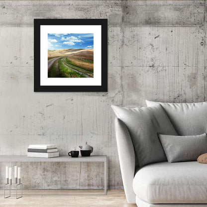 Dirt Road Through Tuscany Wall Art