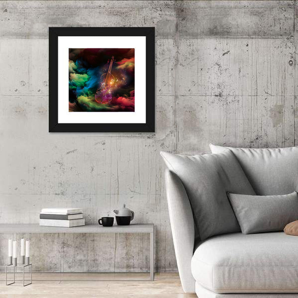 Cosmic Violin Wall Art