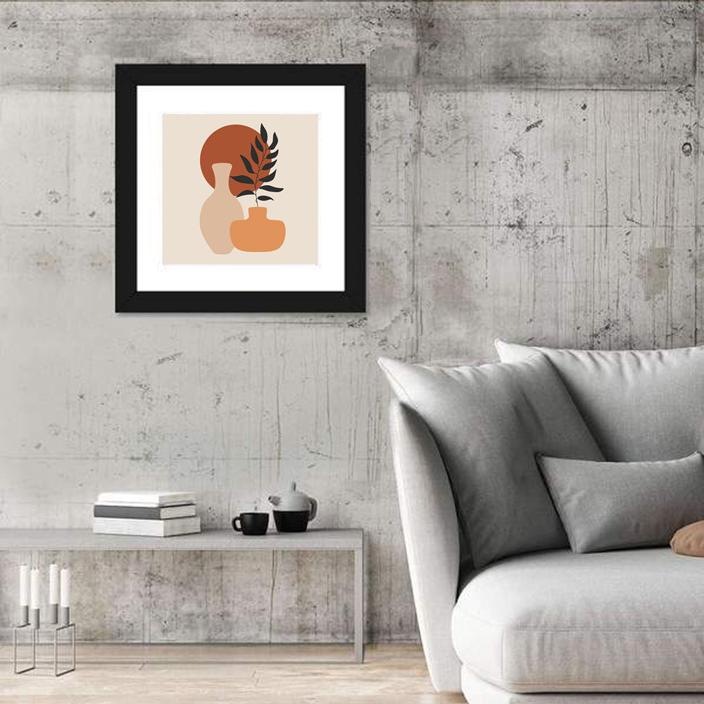 Abstract Botanical Vases Wall Art