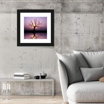 Bare Tree at Dawn Wall Art