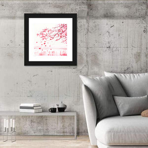 Japanese Cherry Tree Wall Art